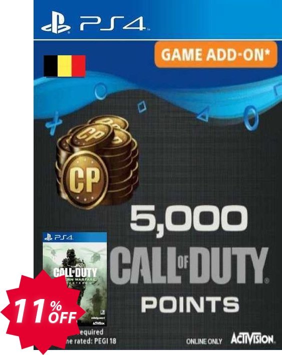 Call of Duty Modern Warfare 5000 Remastered PS4, Belgium  Coupon code 11% discount 