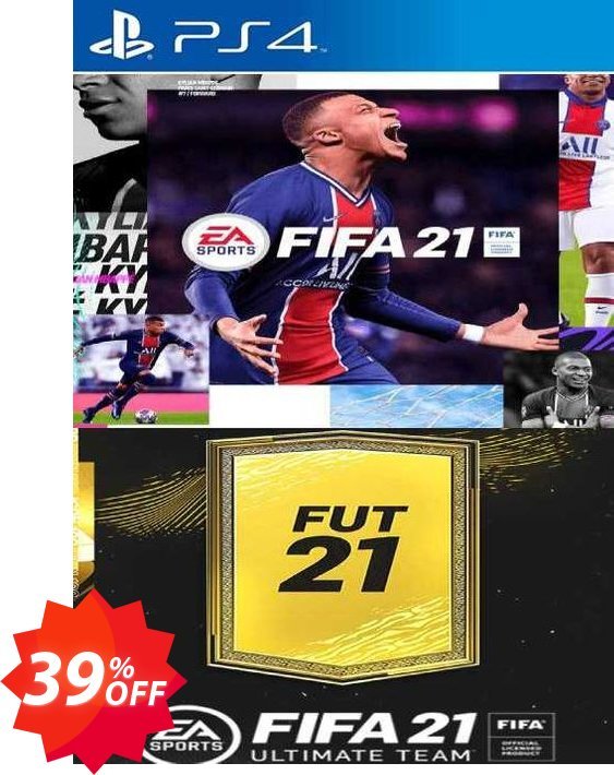 FIFA 21 + DLC PS4, EU  Coupon code 39% discount 