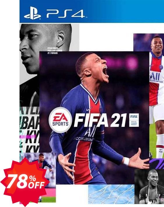 FIFA 21 PS4, Asia  Coupon code 78% discount 
