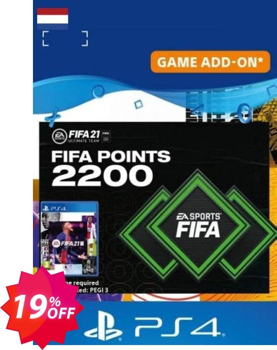 FIFA 21 Ultimate Team 2200 Points Pack PS4/PS5, Netherlands  Coupon code 19% discount 