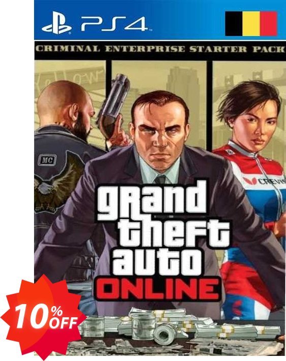 Grand Theft Auto Online - Criminal Enterprise Starter Pack PS4, Belgium  Coupon code 10% discount 