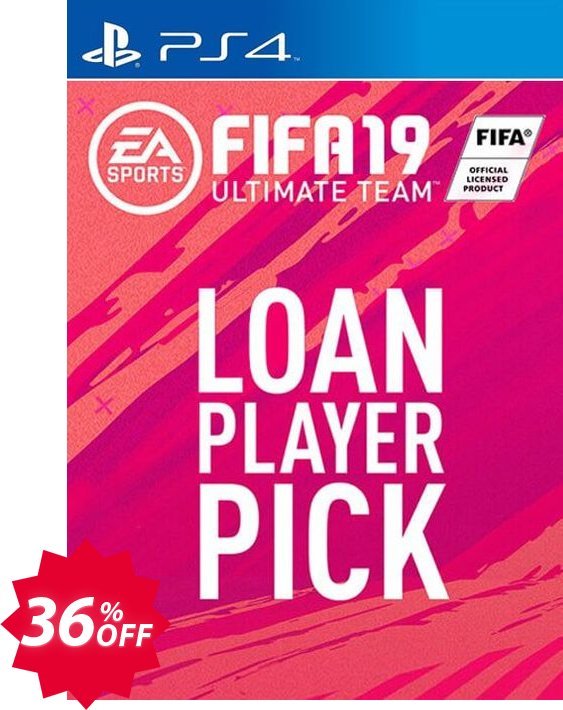 FIFA 19 Ultimate Team Loan Player Pick PS4 Coupon code 36% discount 