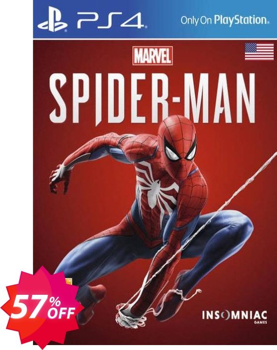 Marvel's Spider-Man PS4, US  Coupon code 57% discount 