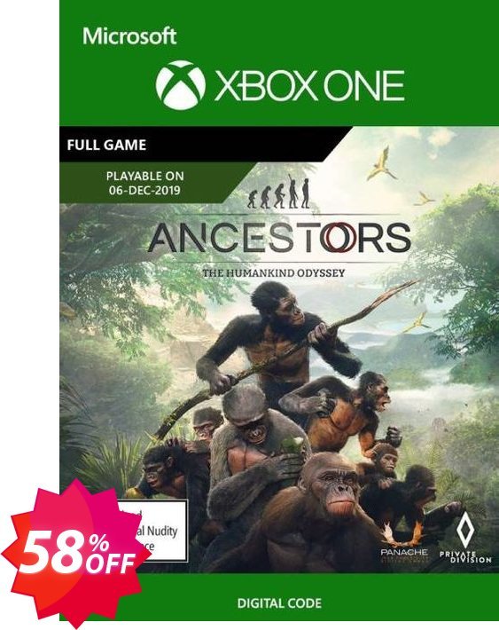 Ancestors: The Humankind Odyssey Xbox One Coupon code 58% discount 