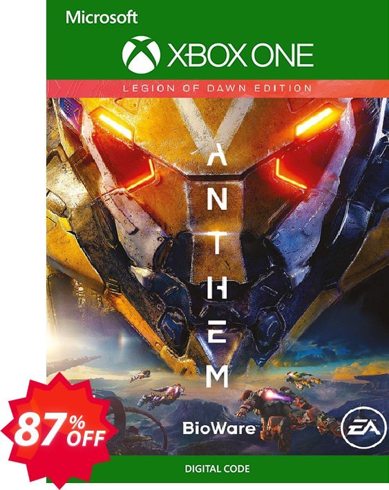 Anthem Legion of Dawn Xbox One, UK  Coupon code 87% discount 