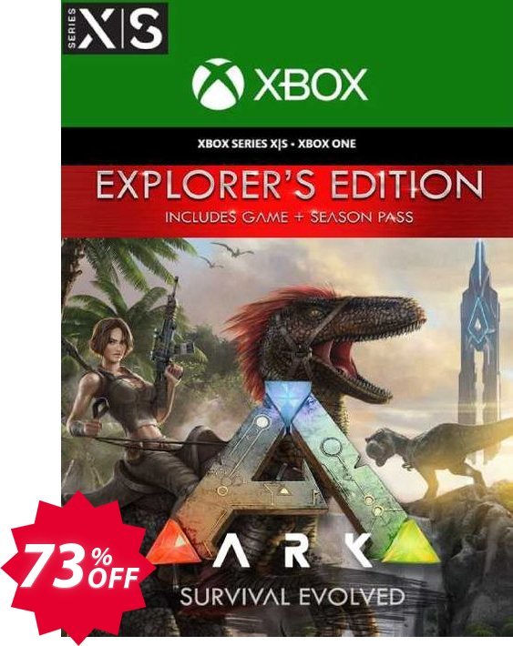 ARK Survival Evolved Explorers Edition Xbox One/Xbox Series X|S, UK  Coupon code 73% discount 