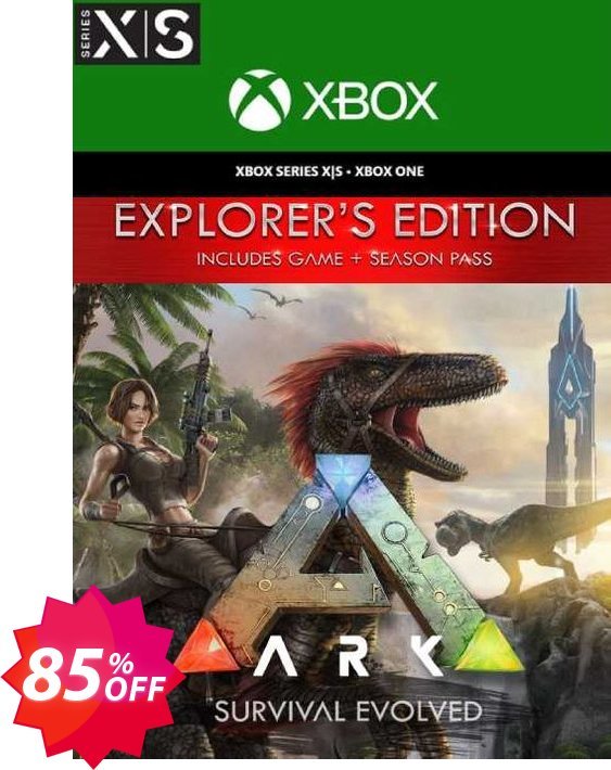 ARK Survival Evolved Explorers Edition Xbox One/Xbox Series X|S, US  Coupon code 85% discount 