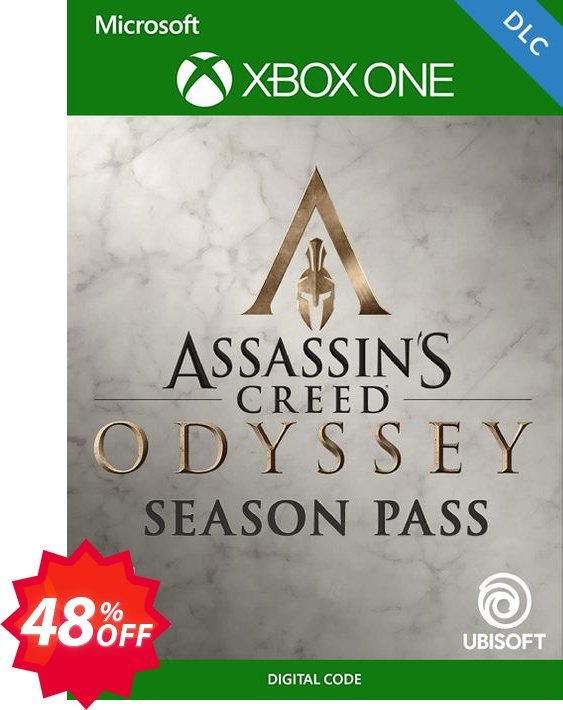 Assassin's Creed Odyssey - Season Pass Xbox One, UK  Coupon code 48% discount 