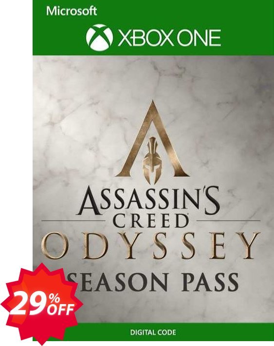Assassin's Creed Odyssey Season Pass Xbox One, US  Coupon code 29% discount 