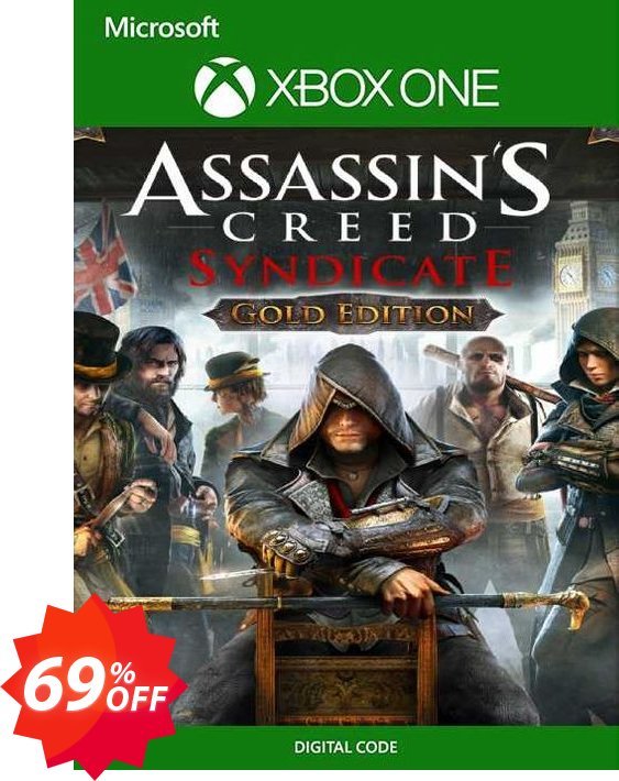 Assassin's Creed Syndicate Gold Edition Xbox One, US  Coupon code 69% discount 