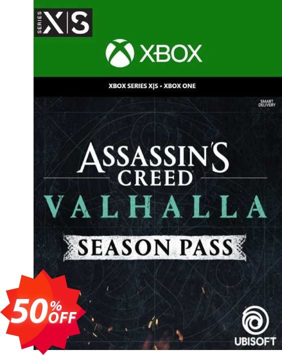 Assassin's Creed Valhalla – Season Pass Xbox One, WW  Coupon code 50% discount 