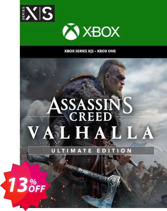 Assassin's Creed Valhalla Ultimate Edition Xbox One/Xbox Series X|S, EU  Coupon code 13% discount 