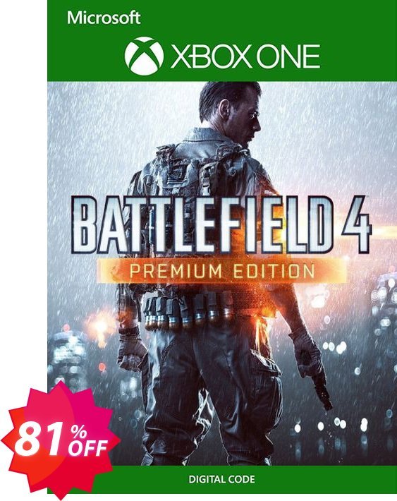 Battlefield 4 Premium Edition Xbox One, UK  Coupon code 81% discount 