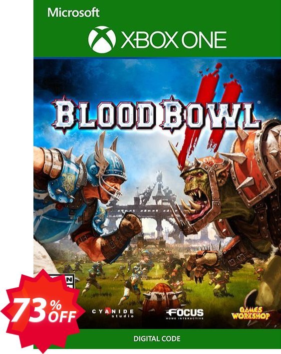Blood Bowl 2 Xbox One, UK  Coupon code 73% discount 