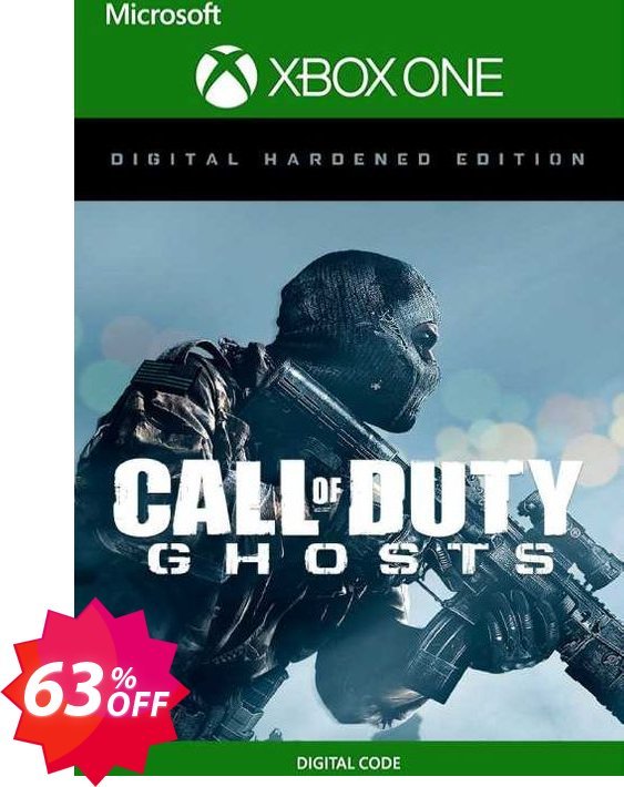 Call of Duty Ghosts Digital Hardened Edition Xbox One, UK  Coupon code 63% discount 