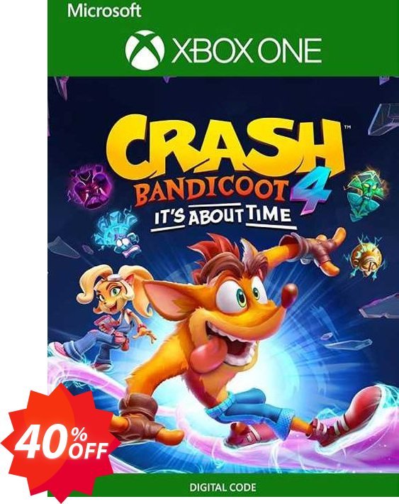 Crash Bandicoot 4: It’s About Time Xbox One, UK  Coupon code 40% discount 