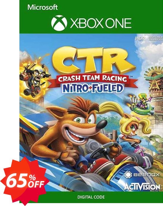 Crash Team Racing Nitro-Fueled Xbox one, US  Coupon code 65% discount 