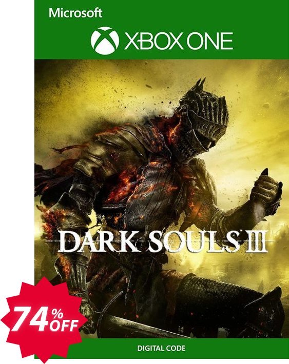 Dark Souls III 3 Xbox One, UK  Coupon code 74% discount 