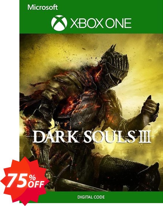 Dark Souls III Xbox One, US  Coupon code 75% discount 