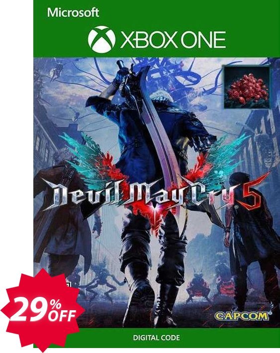 Devil May Cry 5, with Red Orbs Xbox One, UK  Coupon code 29% discount 