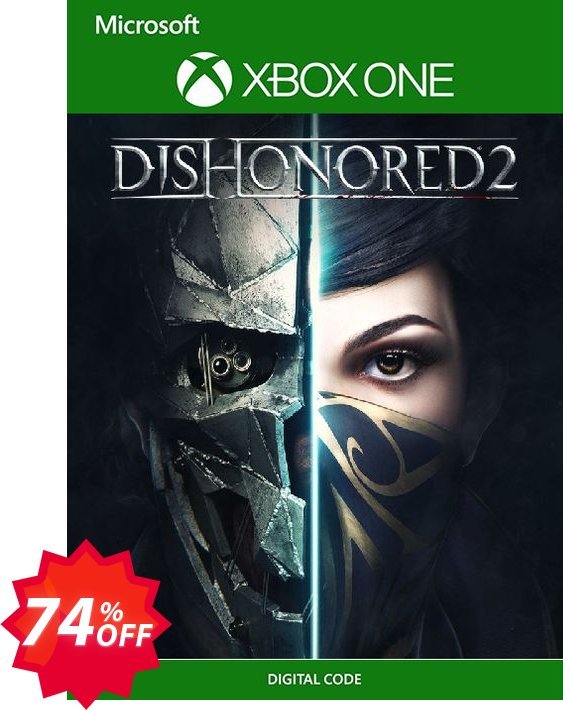 Dishonored 2 Xbox One, UK  Coupon code 74% discount 