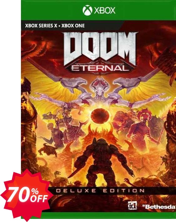 DOOM Eternal - Deluxe Edition Xbox One, UK  Coupon code 70% discount 