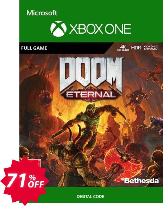 DOOM Eternal Xbox One, UK  Coupon code 71% discount 
