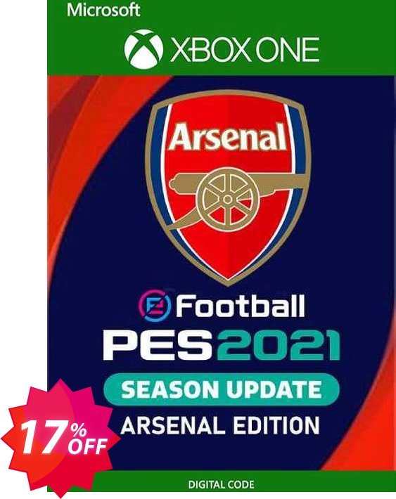 eFootball PES 2021 Arsenal Edition Xbox One, UK  Coupon code 17% discount 