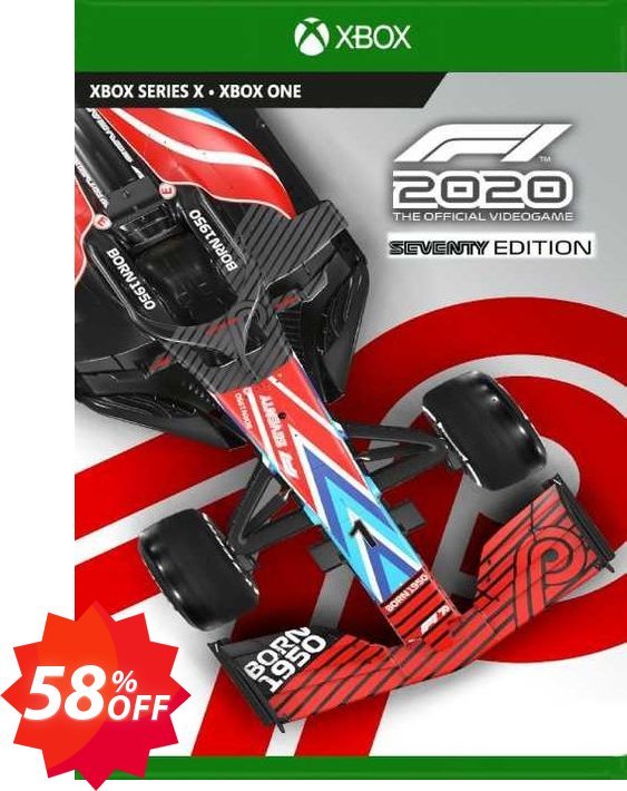 F1 2020 Seventy Edition DLC Xbox One, UK  Coupon code 58% discount 