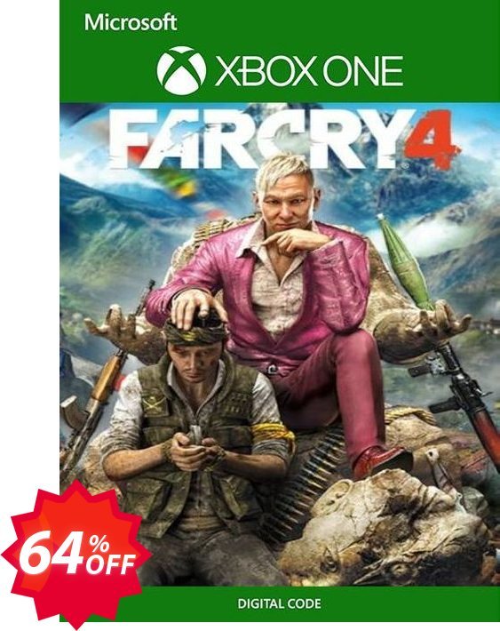 Far Cry 4 Xbox One, EU  Coupon code 64% discount 