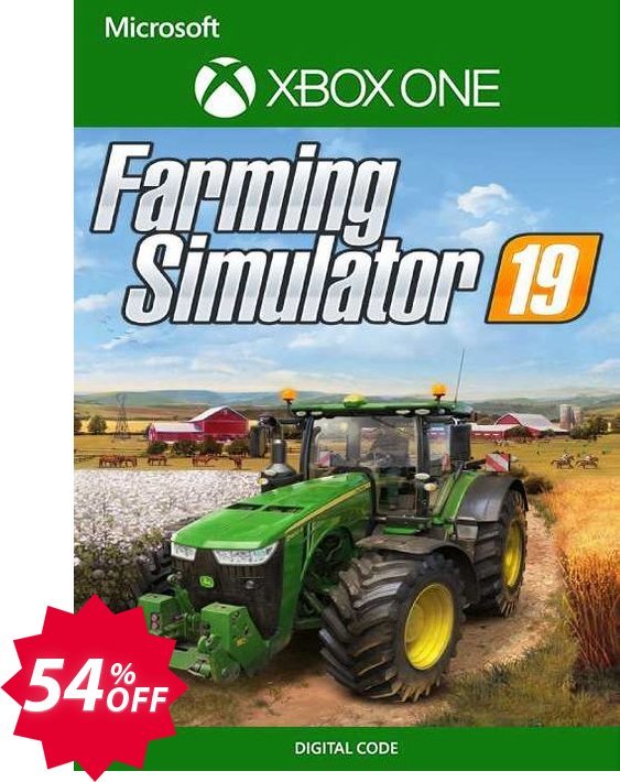 Farming Simulator 19 Xbox One, US  Coupon code 54% discount 