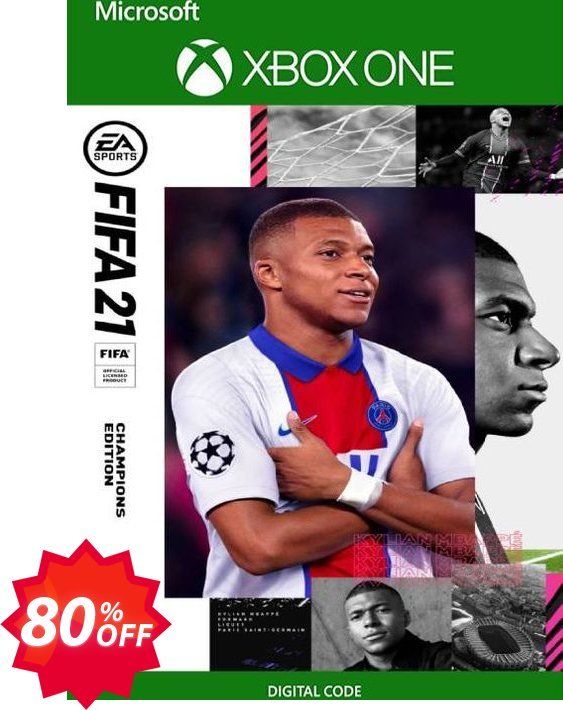 FIFA 21 - Champions Edition Xbox One Coupon code 80% discount 