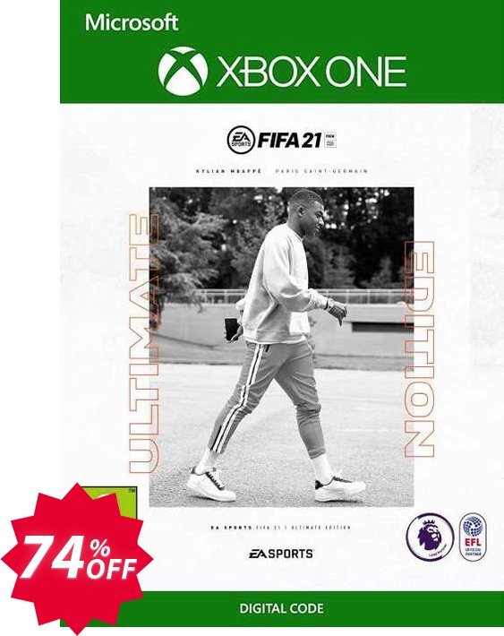 FIFA 21 - Ultimate Edition Xbox One/Xbox Series X|S, UK  Coupon code 74% discount 
