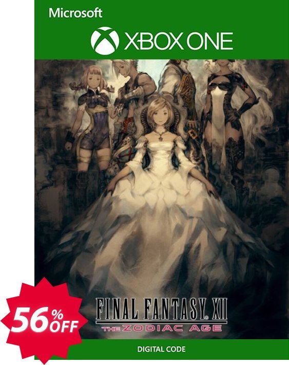 Final Fantasy XII 12 The Zodiac Age Xbox One, UK  Coupon code 56% discount 