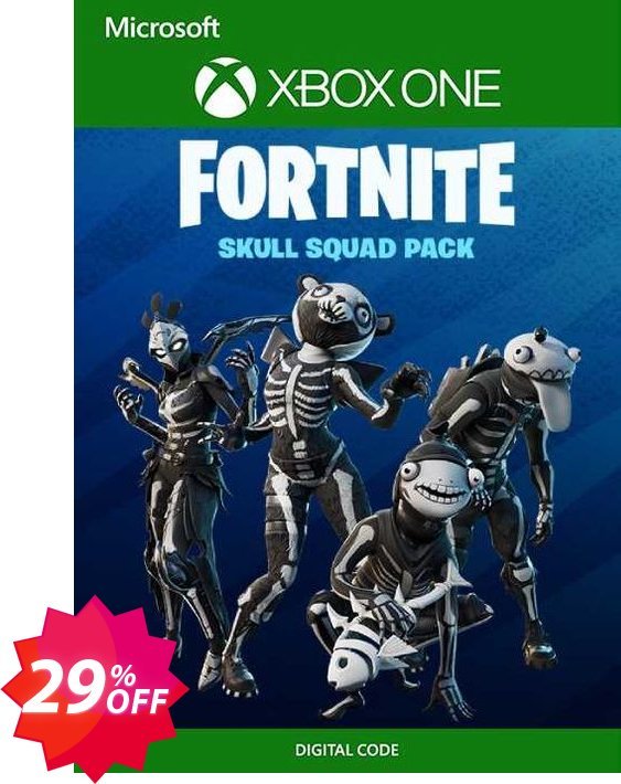 Fortnite - Skull Squad Pack Xbox One, EU  Coupon code 29% discount 