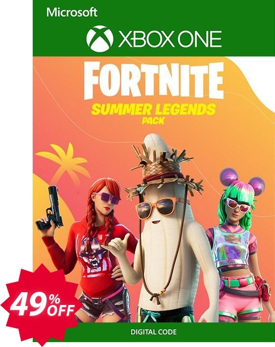 Fortnite - Summer Legends Pack Xbox One, US  Coupon code 49% discount 