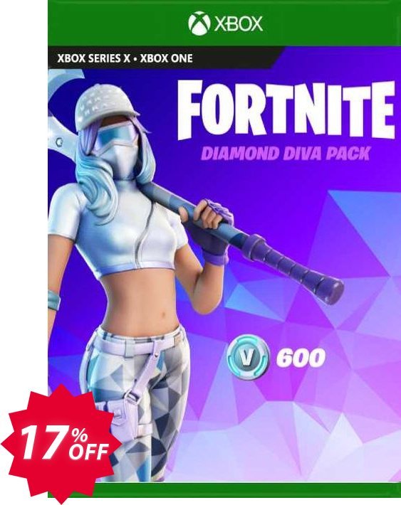 Fortnite - The Diamond Diva Pack Xbox One, UK  Coupon code 17% discount 
