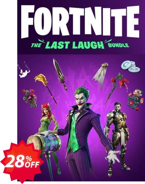 Fortnite: The Last Laugh Bundle Xbox One Coupon code 28% discount 