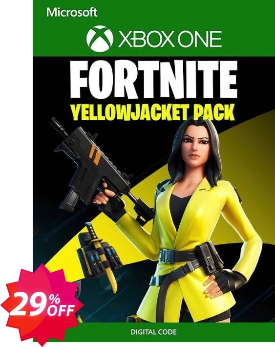 Fortnite - The Yellow Jacket Pack Xbox One, UK  Coupon code 29% discount 