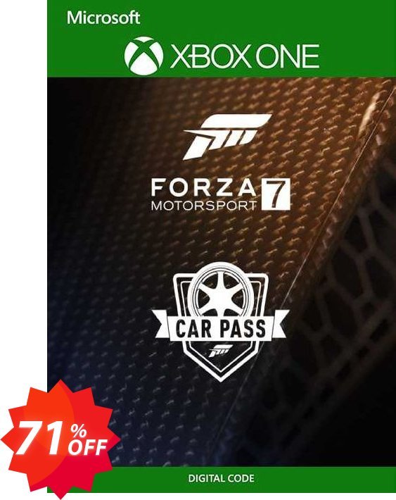 Forza Motorsport 7 Car Pass Xbox One, UK  Coupon code 71% discount 