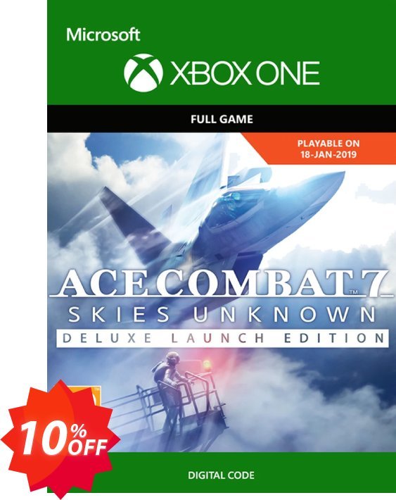 Ace Combat 7 Skies Unknown Deluxe Launch Edition Xbox One Coupon code 10% discount 