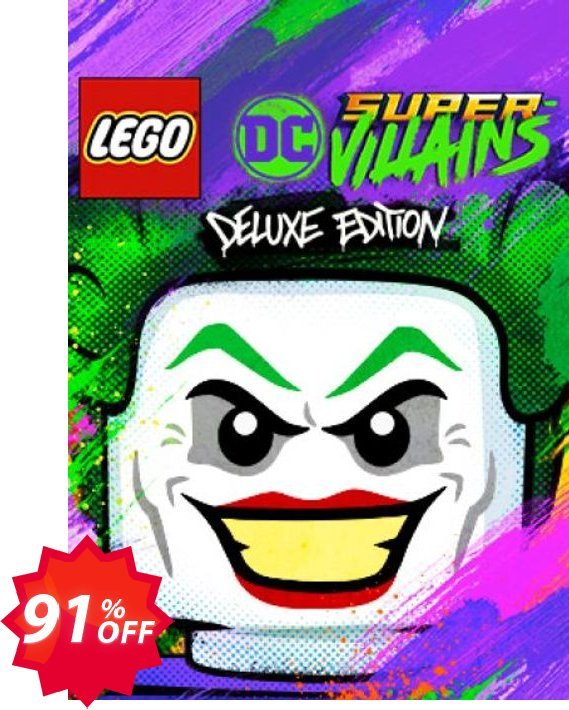 Lego DC Super-Villains Deluxe Edition PC Coupon code 91% discount 