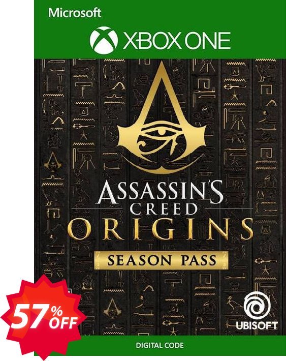 Assassin's Creed Origins - Season Pass Xbox One, UK  Coupon code 57% discount 