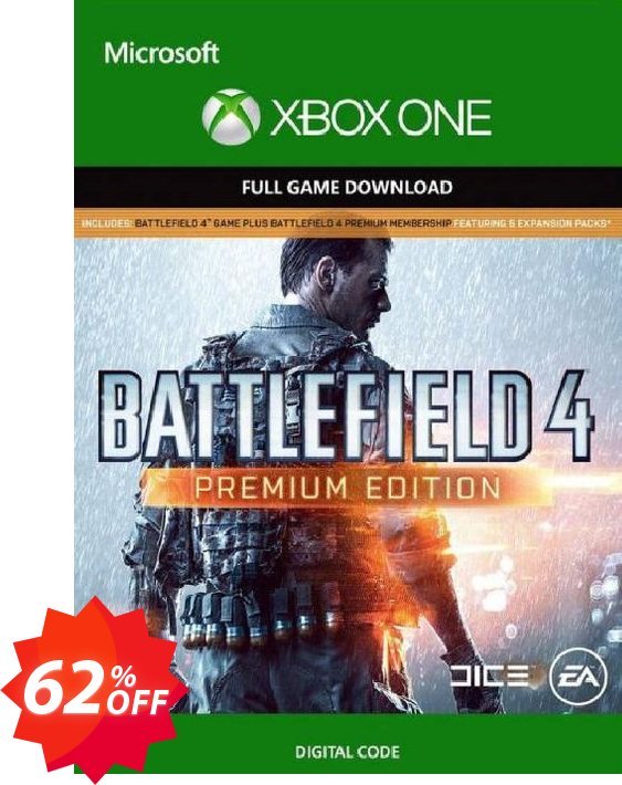 Battlefield 4 - Premium Edition Xbox One Coupon code 62% discount 