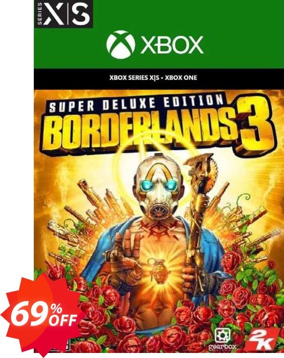 Borderlands 3 - Super Deluxe Edition Xbox One/Xbox Series X|S, UK  Coupon code 69% discount 