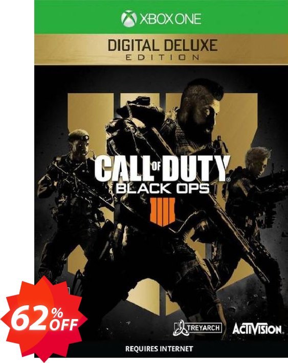 Call of Duty: Black Ops 4 - Digital Deluxe Xbox One, UK  Coupon code 62% discount 