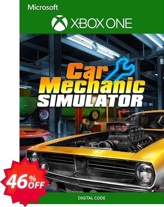 Car Mechanic Simulator Xbox One, UK  Coupon code 46% discount 