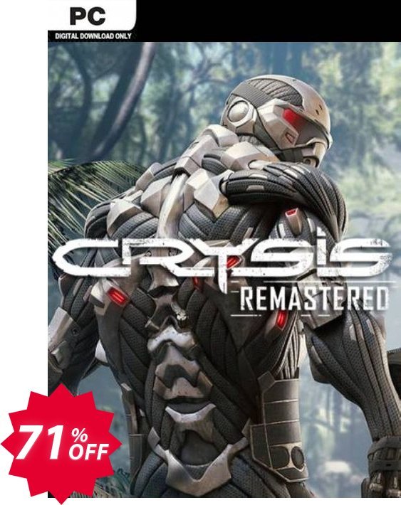 Crysis Remastered PC Coupon code 71% discount 