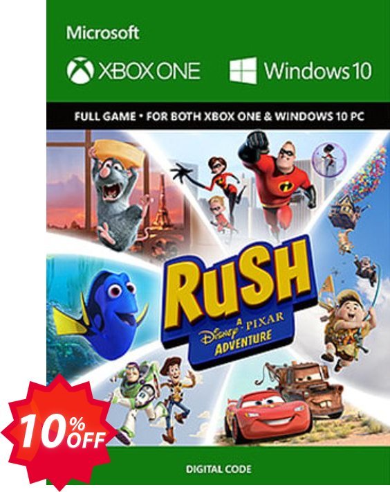 Disney Rush: A Disney Pixar Adventure PC / Xbox One Coupon code 10% discount 
