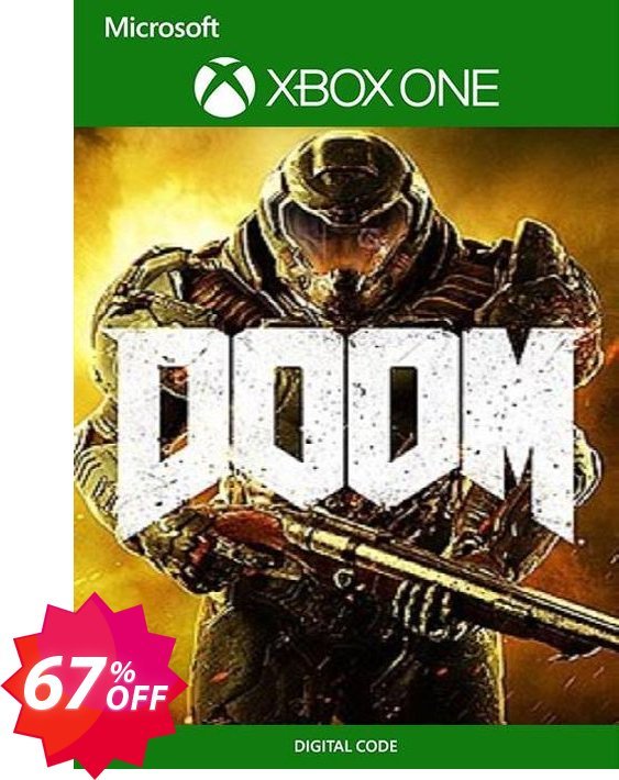 DOOM Xbox One, UK  Coupon code 67% discount 